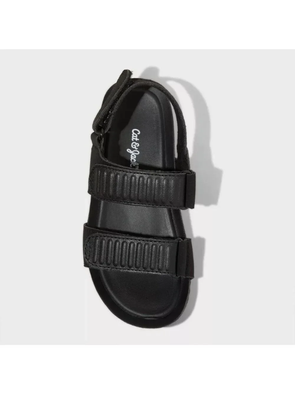 NEW Cat & Jack Toddler Kody Sandals - Black - Size 7